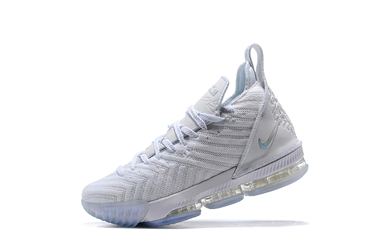 2019 Nike LeBron 16 White Silver